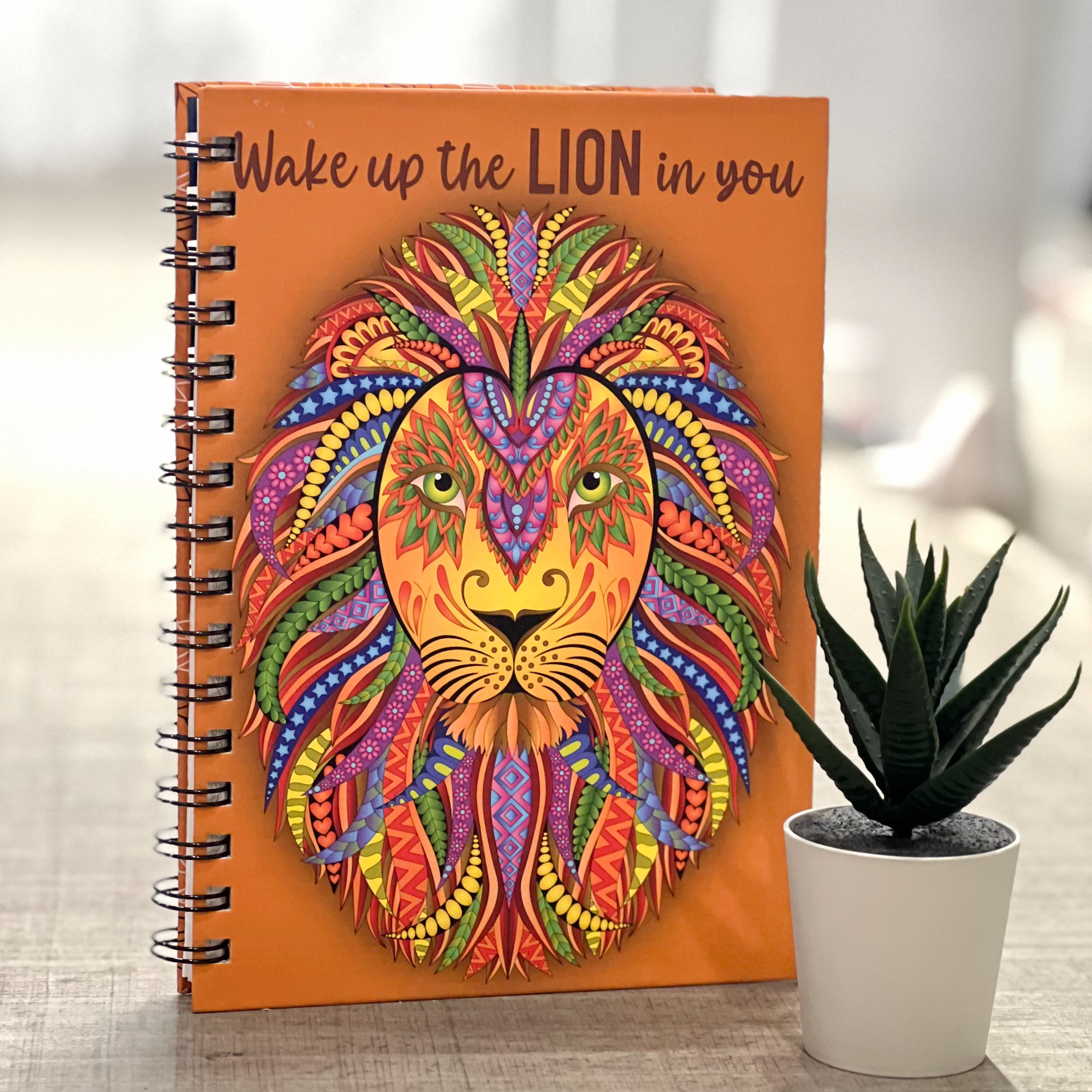 Be A Mowgli Lion Spiral Notebook
