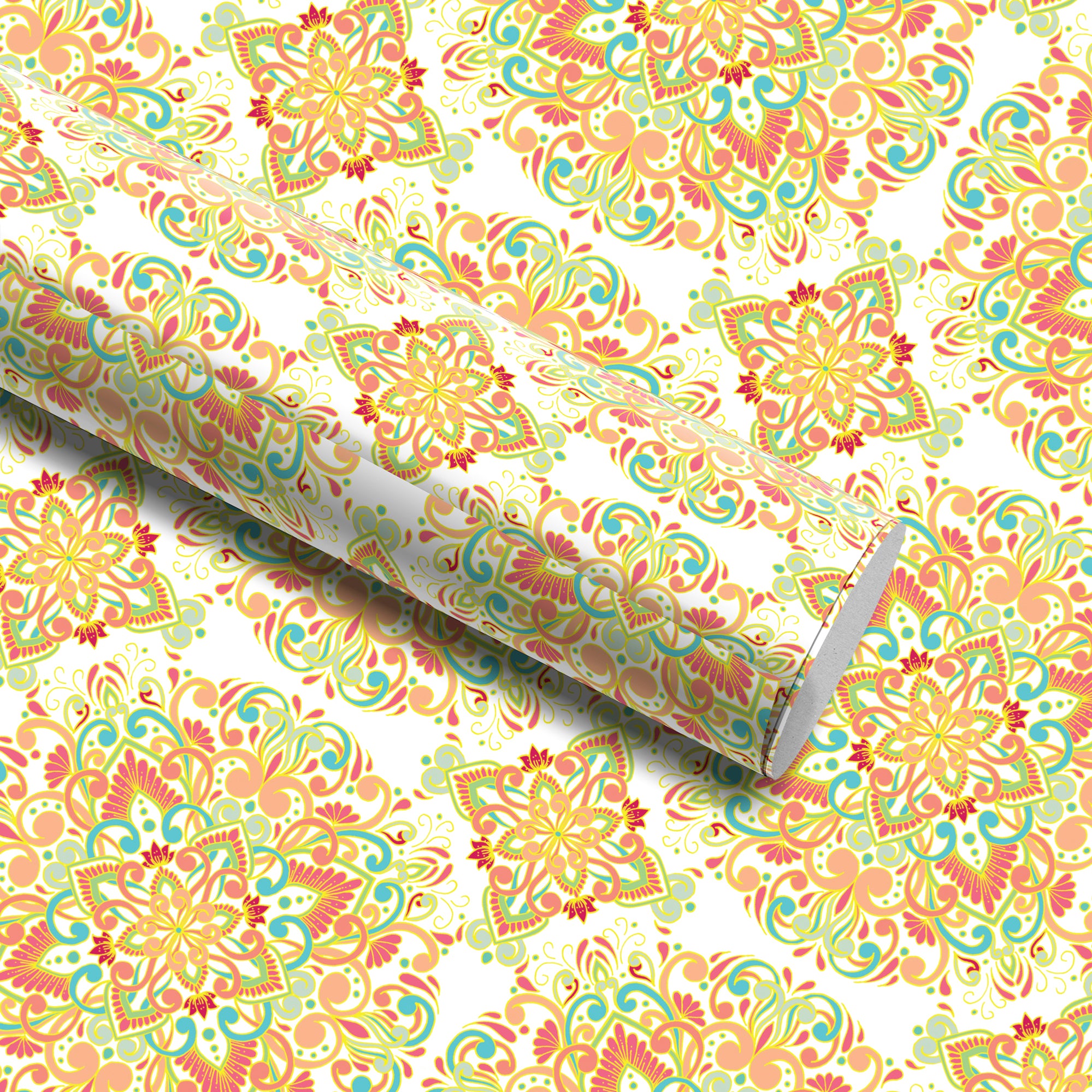 Golden Swirls Wrapping Paper