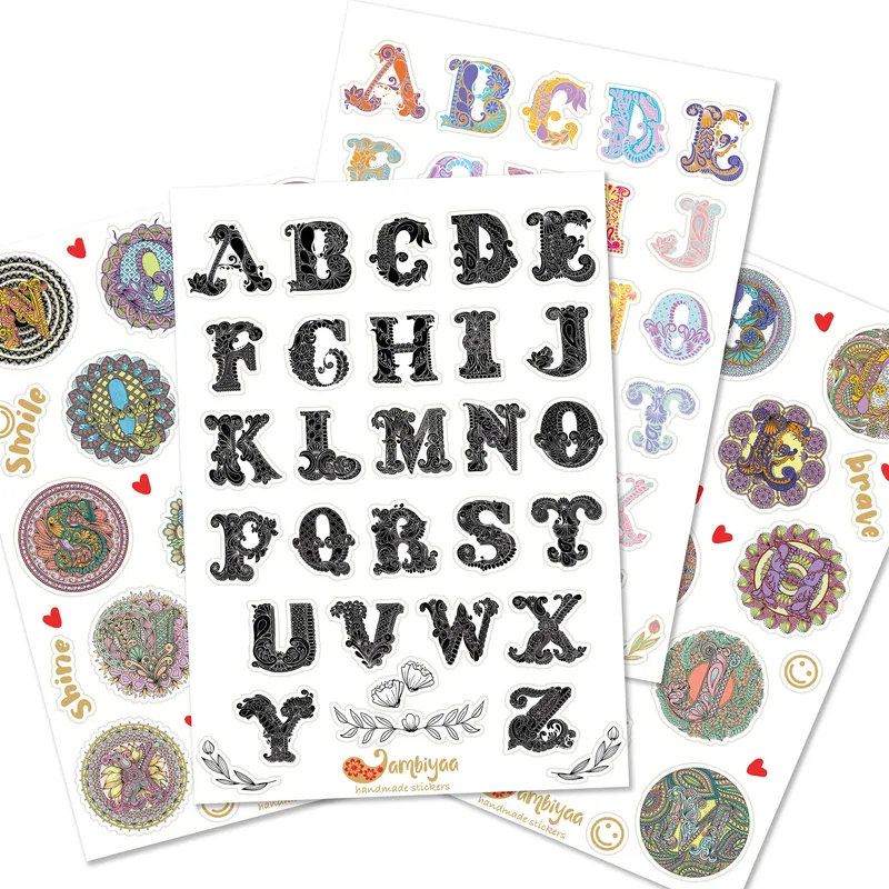 Alphabet Stickers