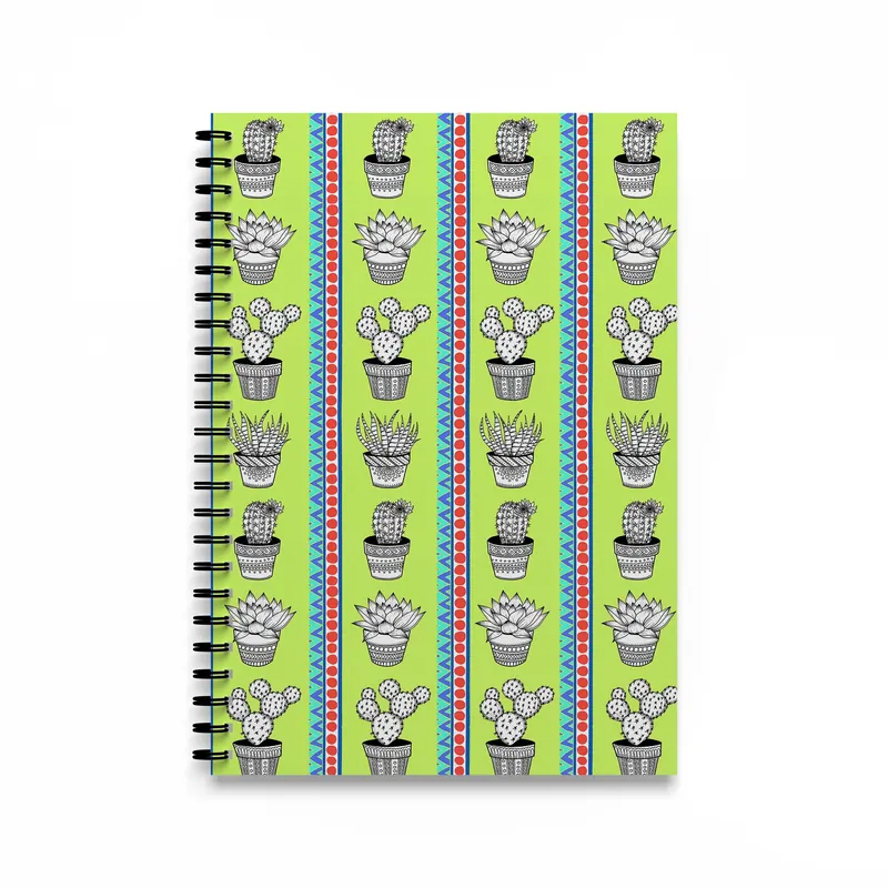 Mr. Cacti Spiral Notebook