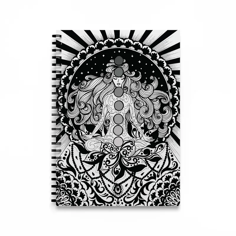 Yogini Spiral Notebook
