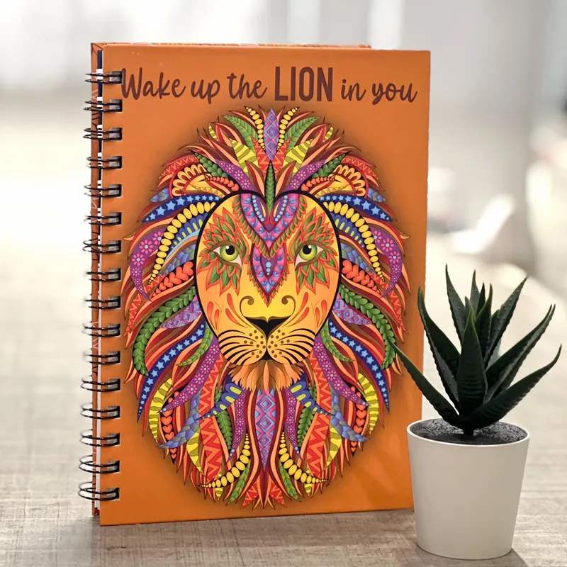 Be A Mowgli Lion Spiral Notebook