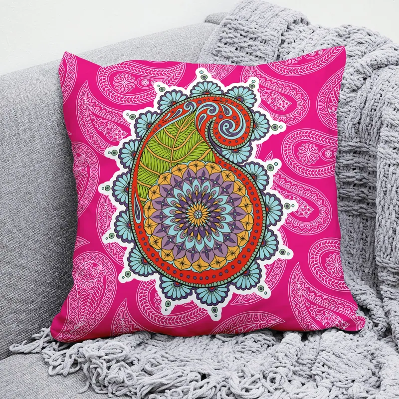 Pink Ambiyaa Elegance Cushion Cover