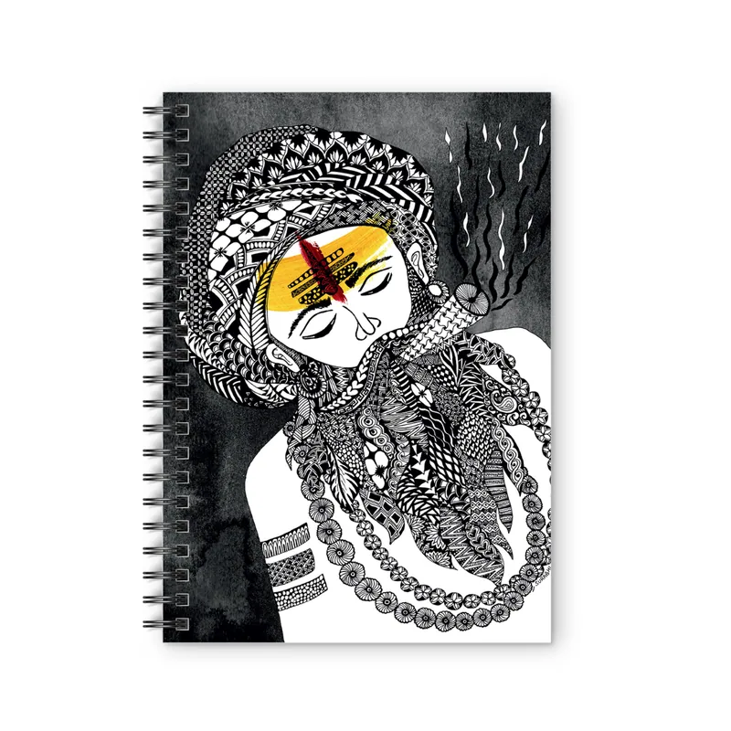Sadhu Namaste Yoga Spiral Notebook